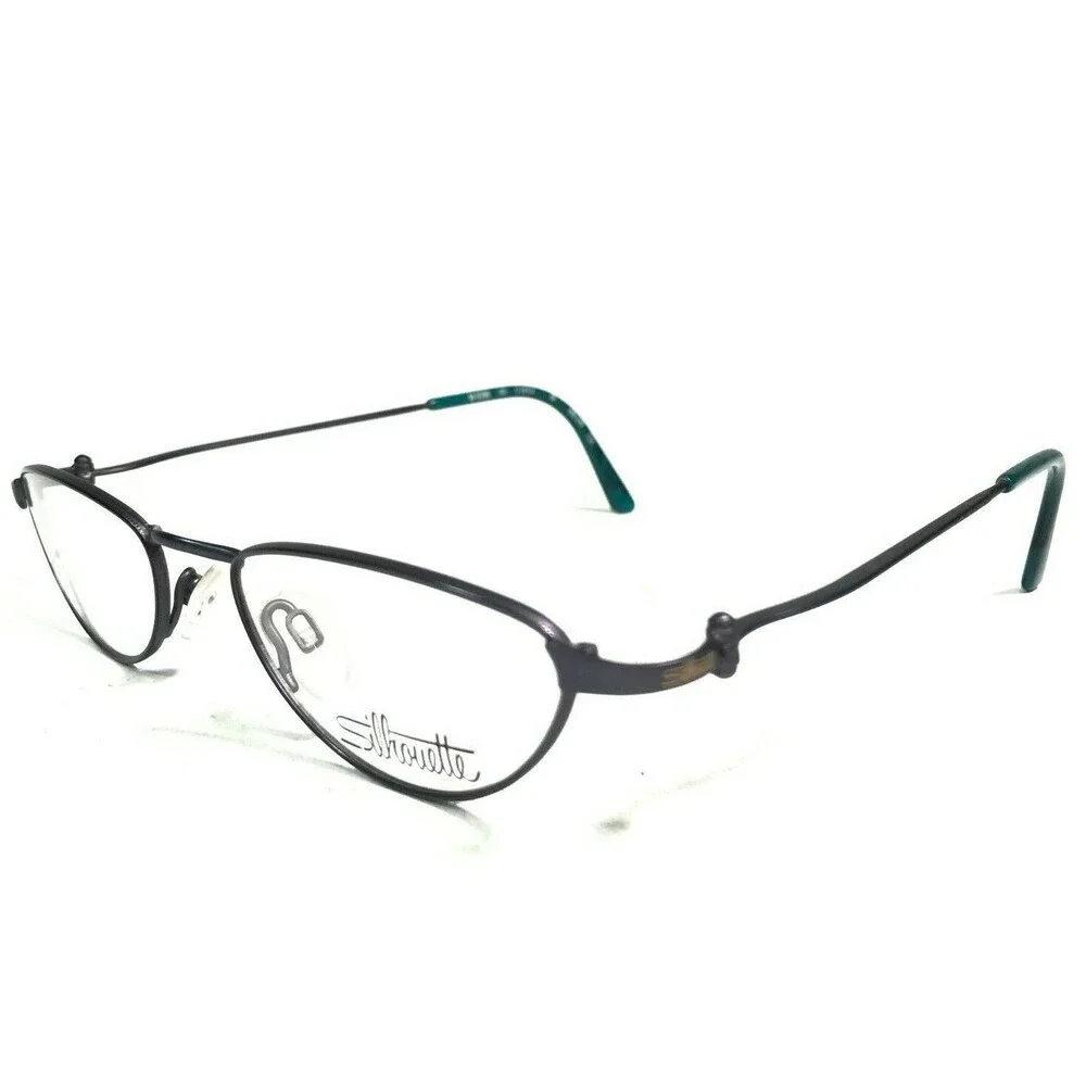 Silhouette Eyeglasses Frames M6396 /40 V6054 Matte Purple Oval 49-20-135